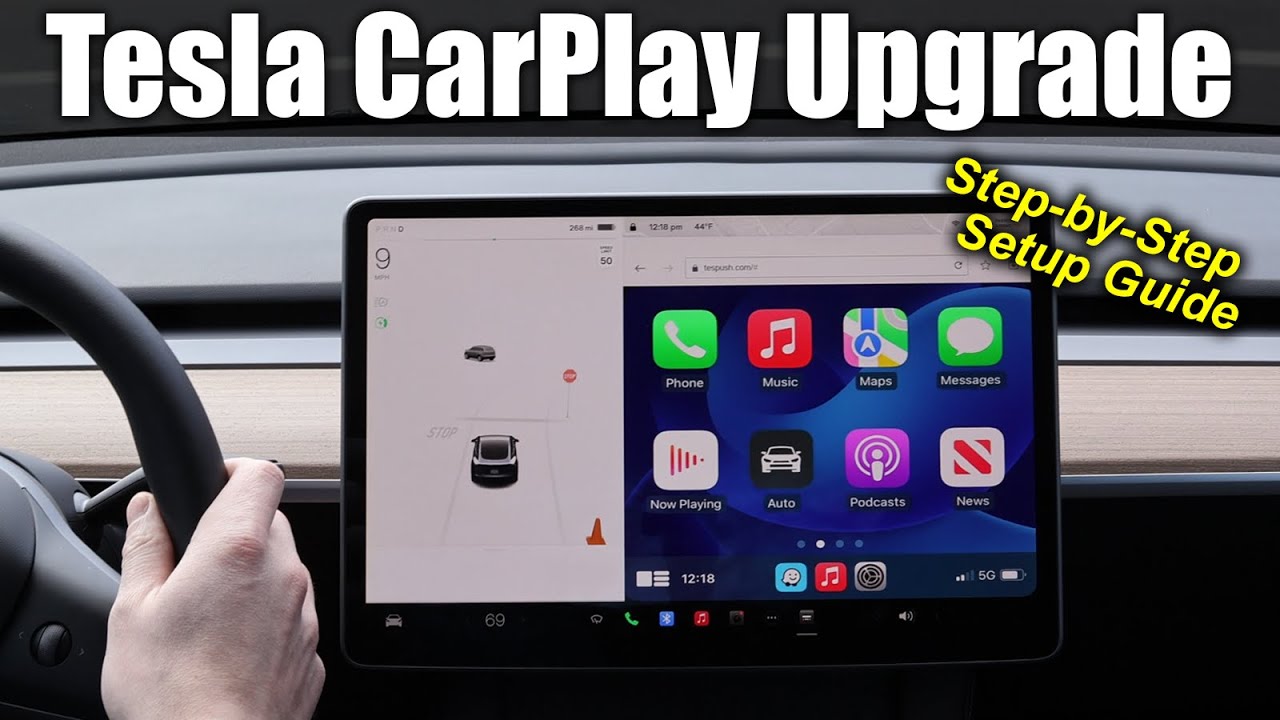 Tesla 2023 Wireless CarPlay with MIRACAST & AIRPLAY!!!! - YouTube