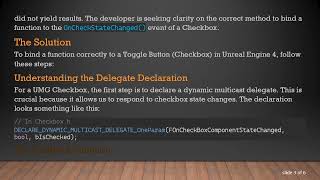 Mastering Toggle Buttons in Unreal Engine 4 with C+ +