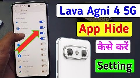 Lava agni 4 5g app hide kaise karen | how to hide apps in lava agni 4 5g | App hide settings 