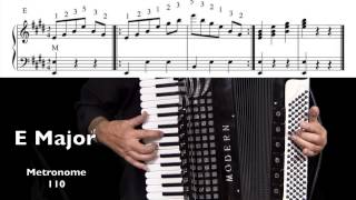 Accordion Lessons  #4, Arpeggios, Improve Your Playing, Lee Terry Meisinger chords