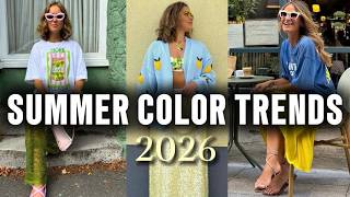 Not Your Usual Summer Colors — The 2026 Combinations That Feel Different