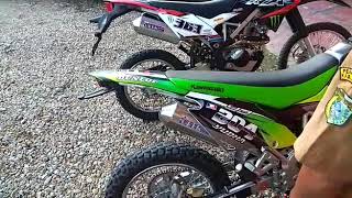 Tes suara Knalpot OVER RACING DI KLX DTRACKER
