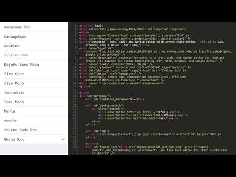Using Custom Fonts in Textastic 8 for iOS