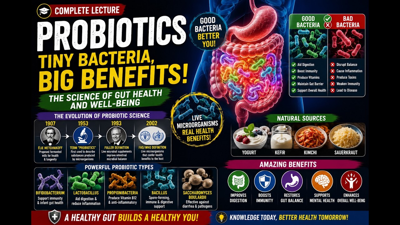Probiotics - Definition, Mechanisms, Health Effects 1