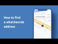 How to find a what3words address