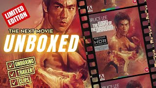 The Way of the Dragon Limited Edition 4K by Arrow Video - Unboxing, Clips, and Official Trailer!