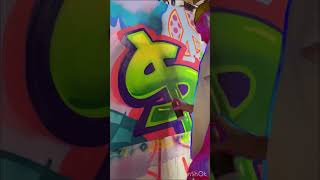 Neon Graffiti $ Dollar Sign $ #art #music #shorts #murals #graffitiart