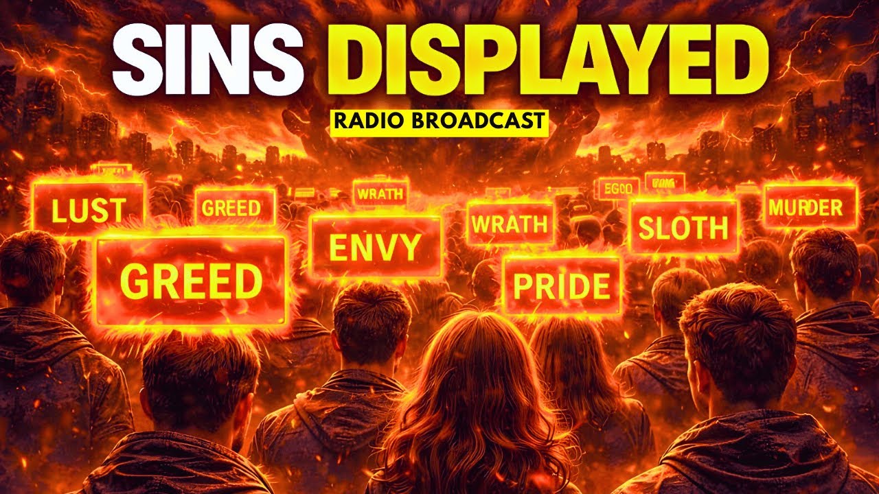 You Are Listening To The Radio as Everyone’s Sins Appear Above Their Heads