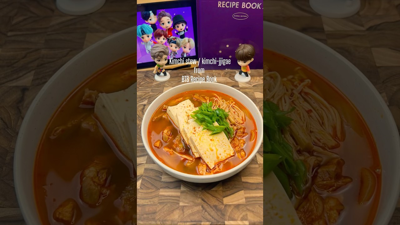 Kimchi-jjigae from BTS Recipe Book 
