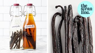 Easy To Make Pure Vanilla Extract At Home - The Scran Line