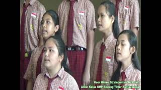 Video thumbnail of "Kelas VIII-A | Koor Hymne Vincentius De Paulo | Lomba Antar Kelas SMP 2021"