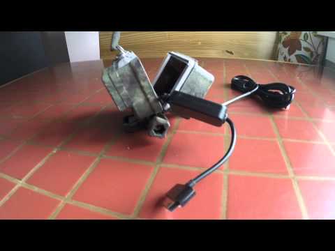 DIY camo case for GoPro with remote battery back