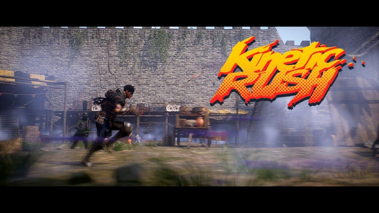 Kinetic Rush 3D challenge | 3D Parkour Render challenge "Castle Siege" Test Render