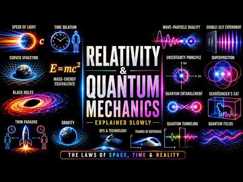 Every Confusing Thing About RELATIVITY & QUANTUM MECHANICS Explained Slowly