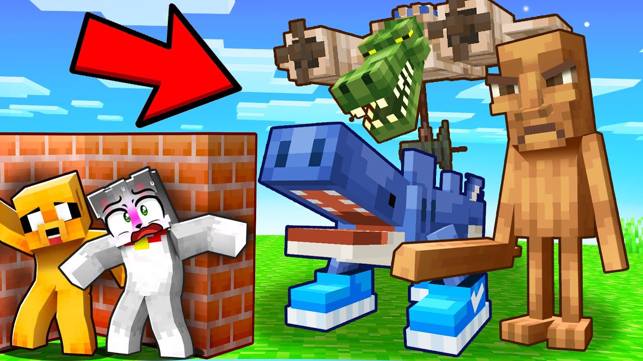 Construye Para Sobrevivir a BRAINROTS en Minecraft 😰😱