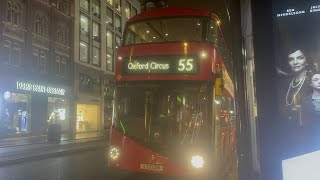 Full Route Visual - TFL Bus Route 55: Walthamstow Central - Oxford Circus | Stagecoach London!!