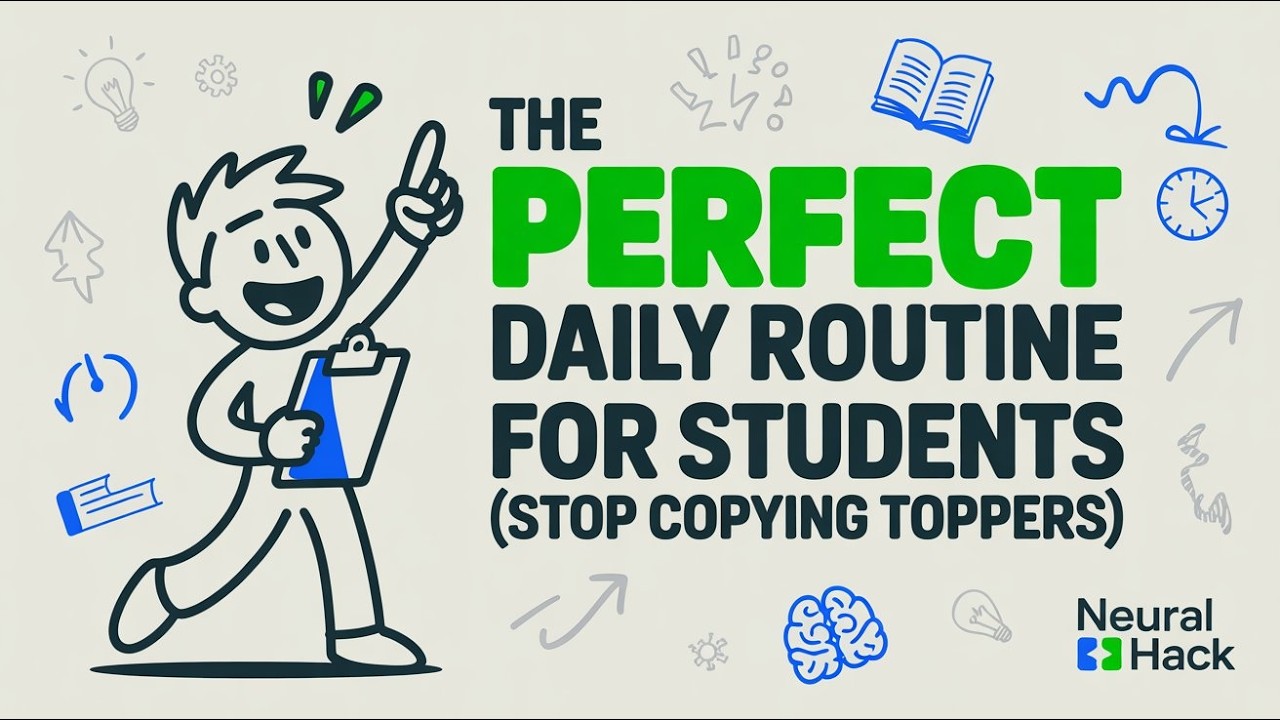 The PERFECT Daily Routine for Students (Stop Copying Toppers)