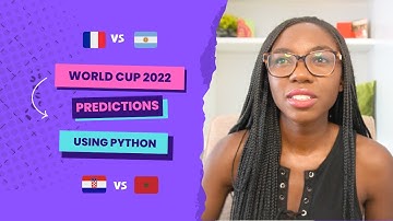 Using Python to predict who will win the 2022 FIFA World Cup