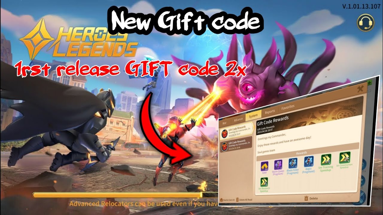 Heroes Legends-Empire wars||New gift code release 2023