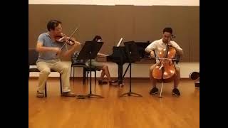 20140228 Practice of Mendelssohn Paino Trio No.1 Op.49 2nd Mov.