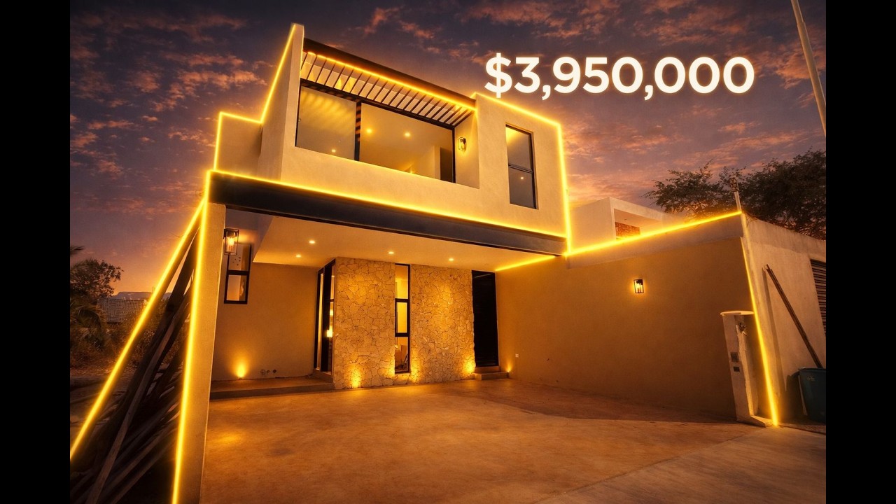 CASA EN VENTA TOWN HOUSE | 3 HABITACIONES | ALBERCA | EN NORTE DE MÉRIDA SAN DIEGO CUTZ | TERRENOTE