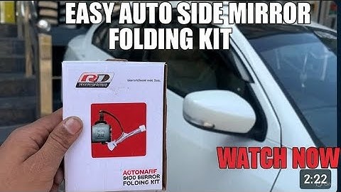 AUTO-FOLDING SIDE MIRROR(ORVM) RELAY INSTALLATION on Maruti Dzire (RD )