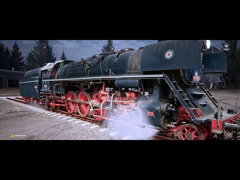 3D scan of Albatros steam engine | Unreal Engine scene