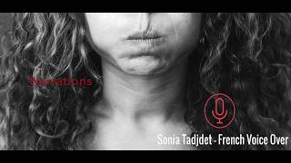 Sonia Tadjdet Voicereel French Voice Over / Démo Voix off