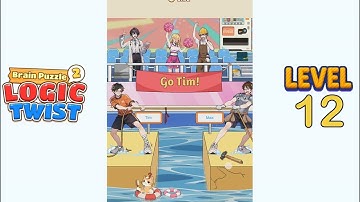 Brain puzzle 2 logic twist level 12 Walkthrough Solution