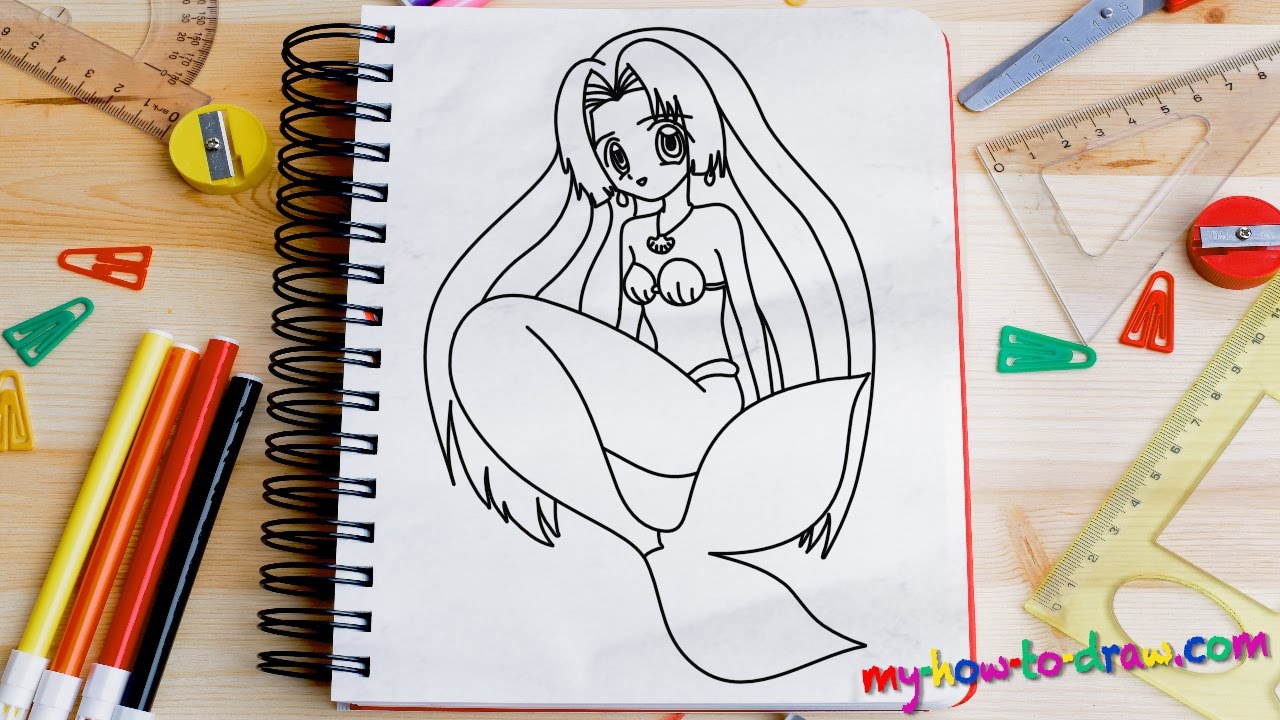 How to Draw a Mermaid  YouTube