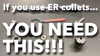 A MUST HAVE for Anyone using ER Collets, Get a BEARING Nut and here is WHY