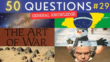 The General Knowledge Quiz #29 ¦ 50 Trivia Questions - Pub Quiz