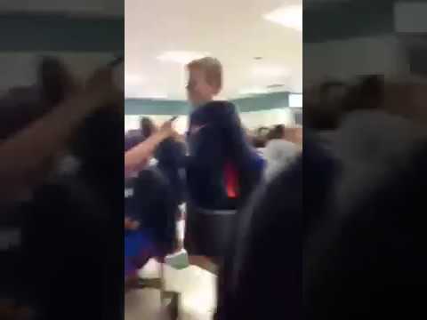 White School Children Chant "Build the Wall!"