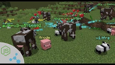 Moleculer micro-services visualization with Minecraft