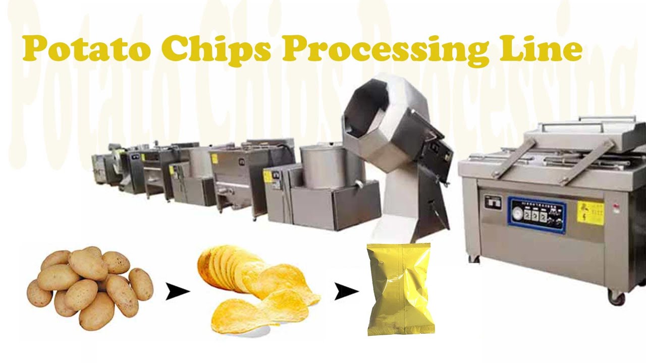 Automatic Potato Slicing Machines for Potato Chips Making Business