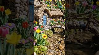 Magical Miniature Village ✨ #cozyworld #fantasyworld #miniatureworld #ai #asmr#relatable