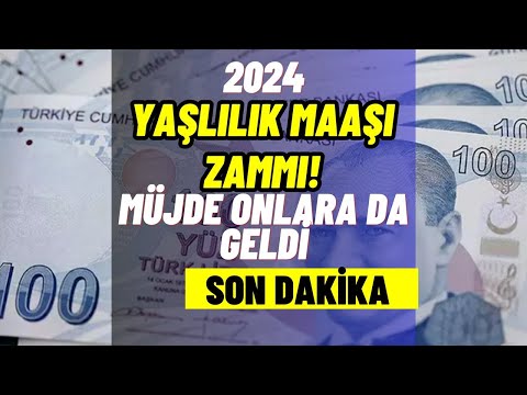 2024 YAŞLILIK maaşına okkalı zam! Yeni maaşlar hesaplandı