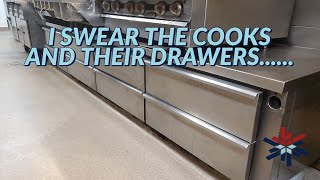 I SWEAR THE COOKS AND THEIR DRAWERS.....