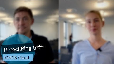 Stefan Mink und Imke Hille (IONOS) auf dem IONOS Cloud Summit 2022 über nachhaltige Rechenzentren