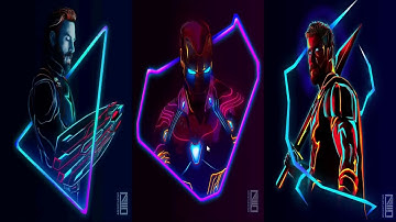 AVENGERS END GAME | STUNNING SPLIT SCREEN HOVER EFFECT!!-CSS ANIMATION