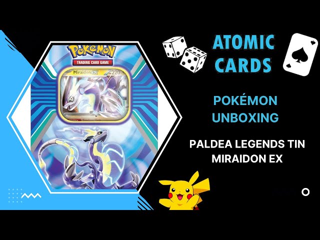 Pokémon TCG: Paldea Legends Koraidon ex / Miraidon ex Tin (Paldea