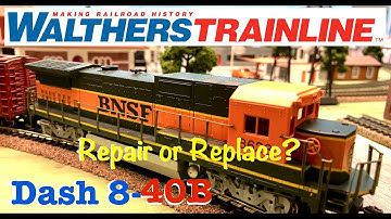 Why Is This Walthers Trainline Dash-8 Running so poorly?