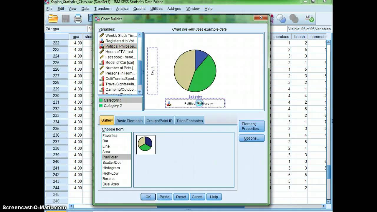 How To Make Pie Chart In Spss