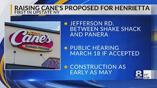 Raising Cane’s proposed in Henrietta, first upstate location