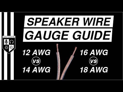 Video: Speaker Cable For Speakers: How To Choose A Wire Size For Connecting Acoustics? Which Audio Cable Is Better?