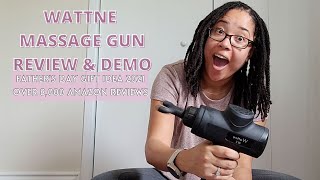 THE BEST BUDGET MASSAGER | WATTNE MASSAGE GUN REVIEW | Father's Day GIFT IDEA 2021