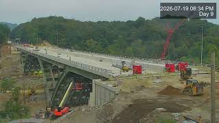 Pittsburgh's Commercial Street Bridge (Timelapse) - Demolition and Move