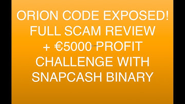 ORION CODE software - Dangerous Scam - Edward Robinson Exposed