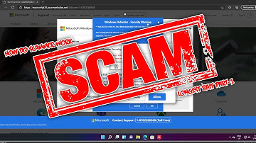 How do Microsoft pop up scammers work (Longest bait-part 1)