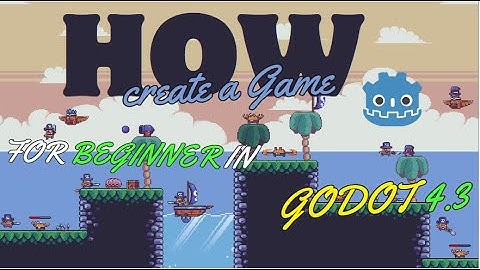 How to make 2D Platform game : MAIN MENU || Godot2D Part 5
